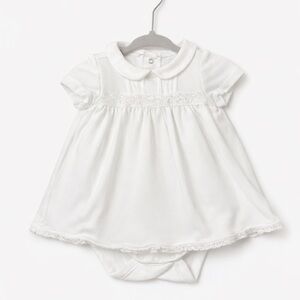 Edgehill Collection White Baby One Piece